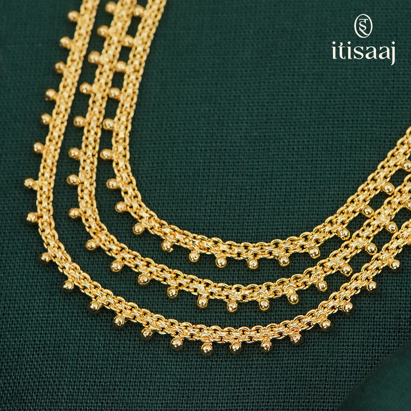 Forming Gold 3 Step Rani Haar - 1295