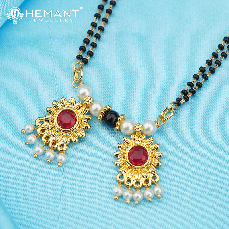 Traditional Maharashtrian Kolhapuri Mangalsutra Moti Vati (36 inch)
