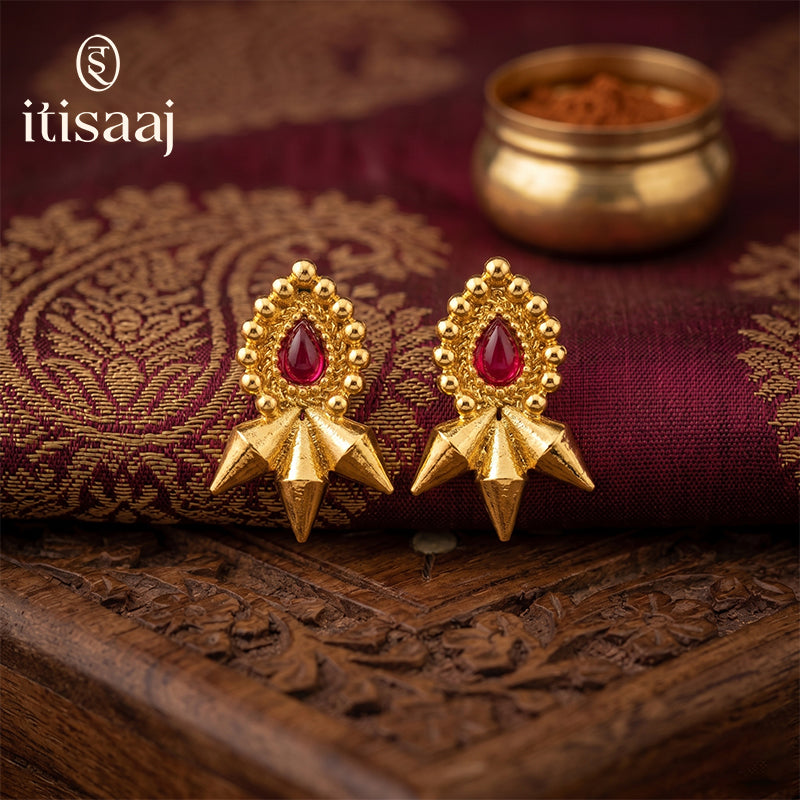 Traditional Maharashtrian Kolhapuri Tops Bor Mani - 3122