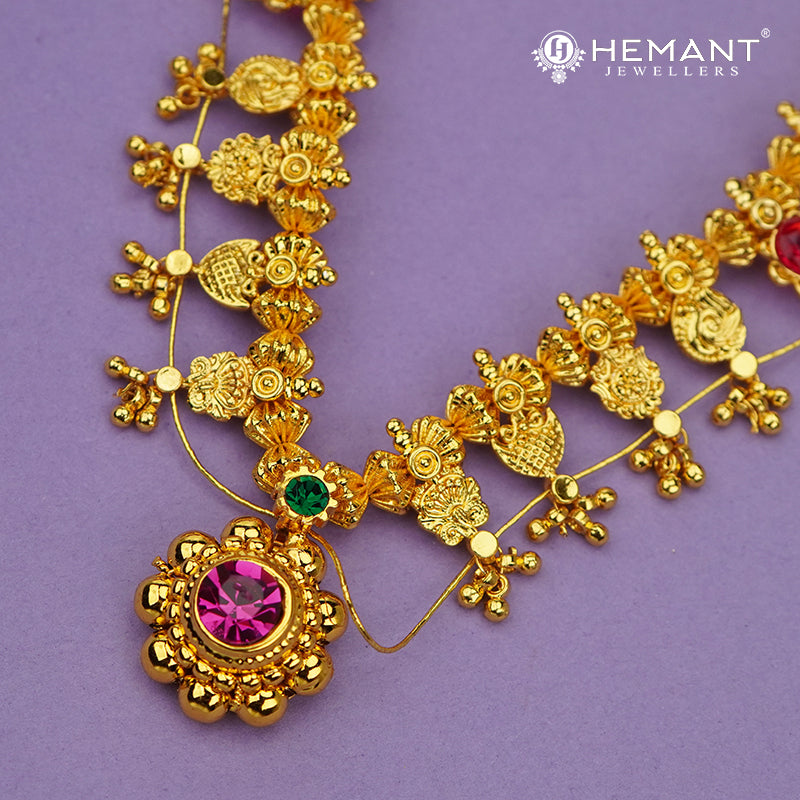 Traditional Maharashtrian Kolhapuri Saaj Jav 2 Panadi 16 Pan