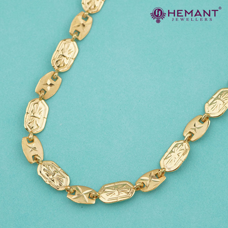 Gold-Plated Chain for Mens – Stylish & Durable 3481