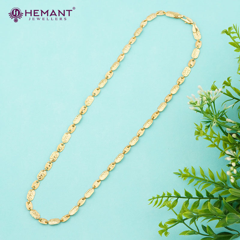 Gold-Plated Chain for Mens – Stylish & Durable 3481
