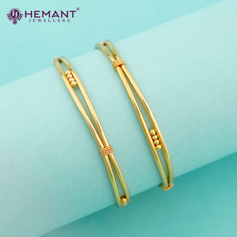 Minimalist Gold-Plated Bangles – Elegant & Stylish
