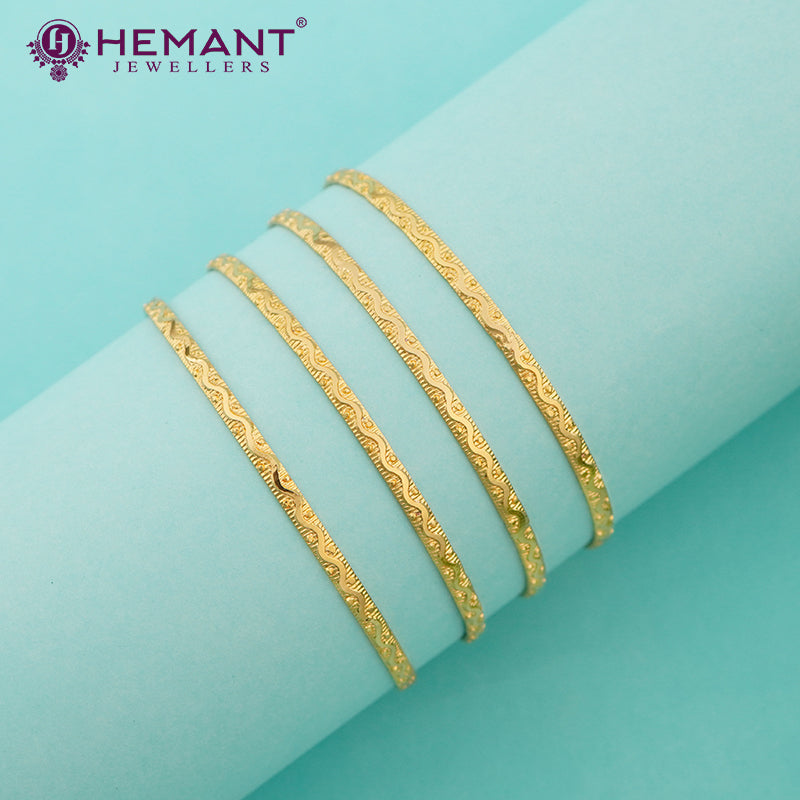 Micro Gold Plated Bangle 3902-05