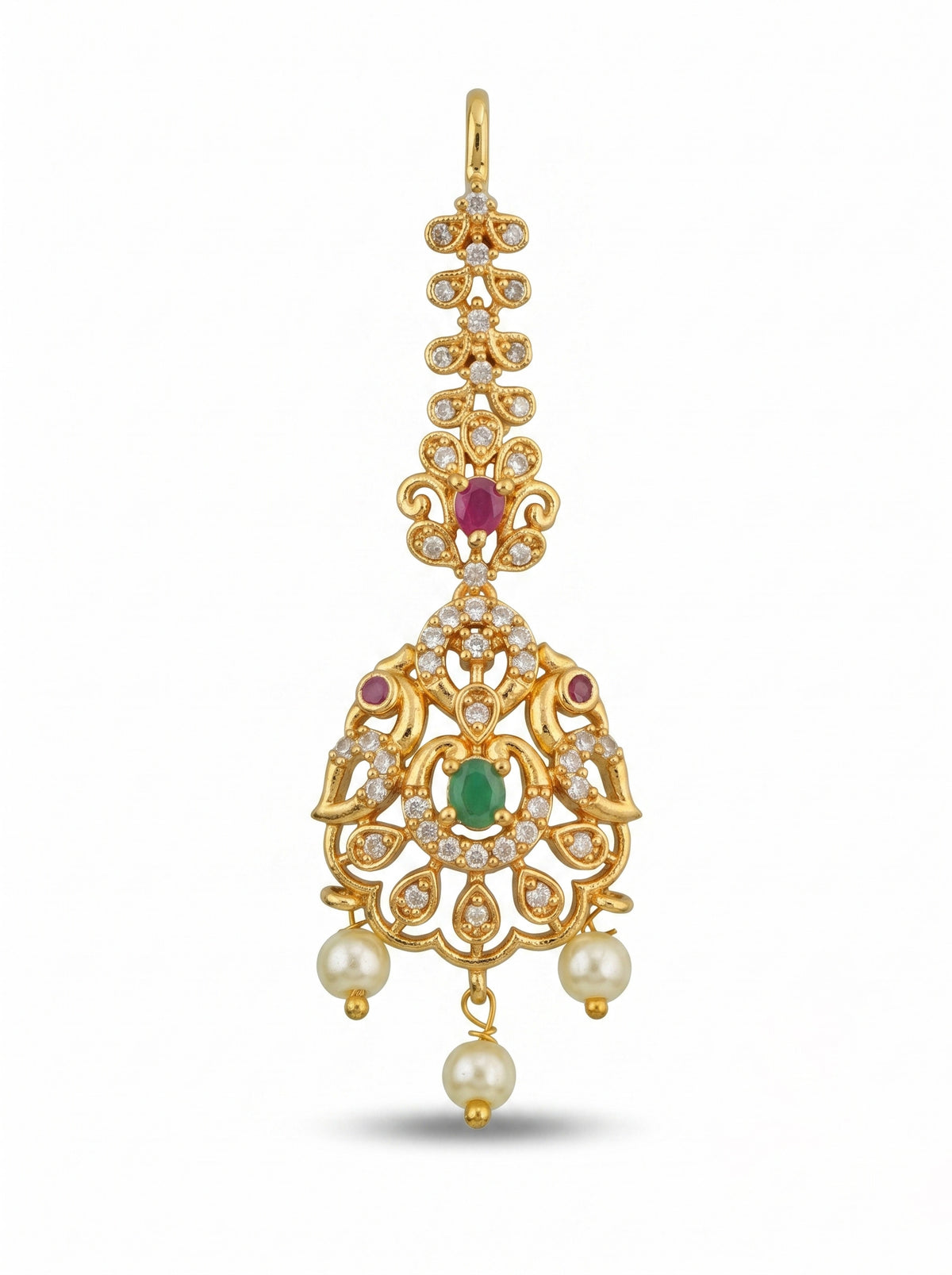 Antique Maang Tikka - 4080