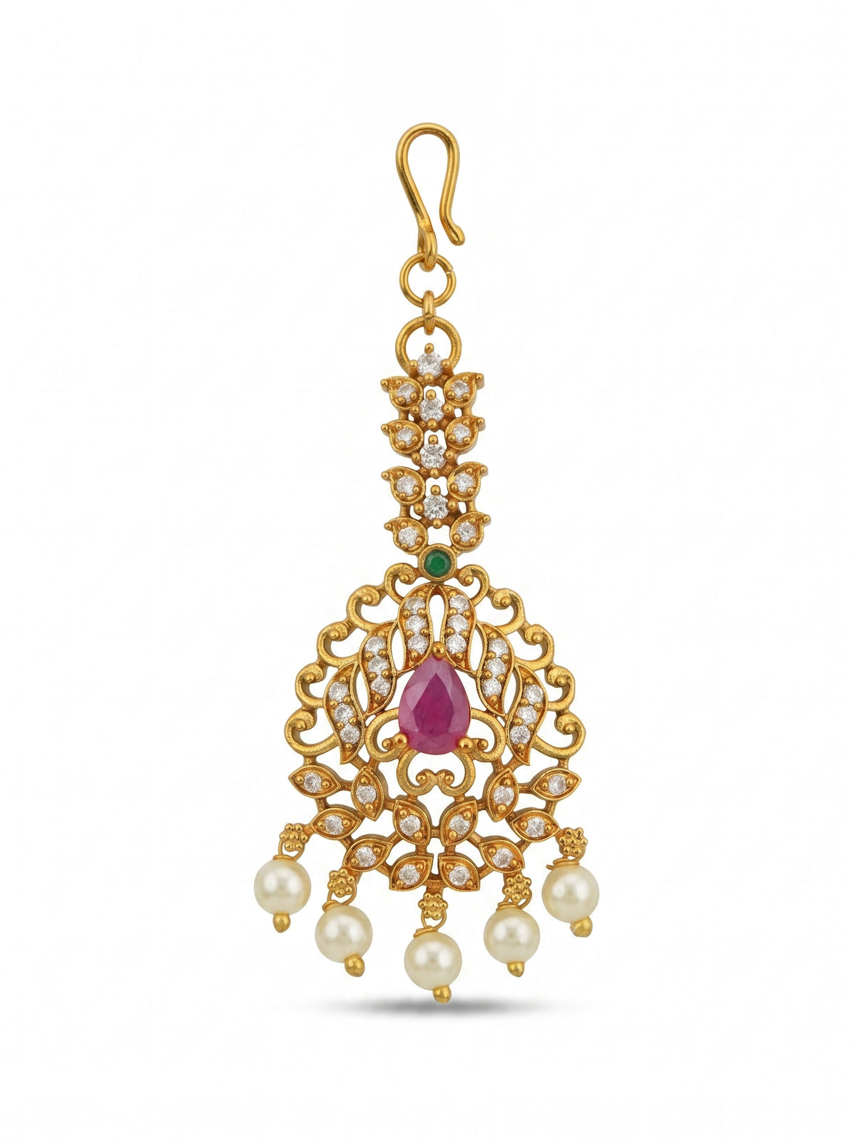Antique Maang Tikka - 4082
