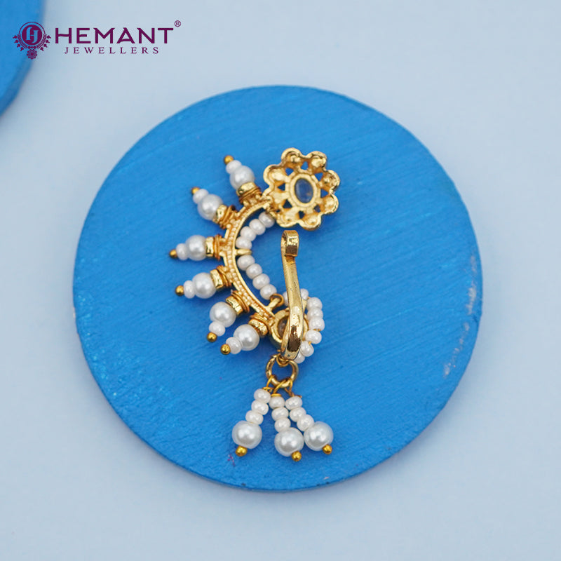 Traditional Bridal Wear Nath/Nose Pin 4112-18