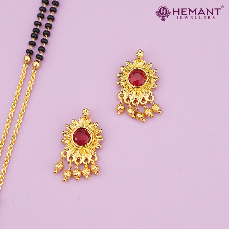 Maharashtrian Double Vati Mangalsutra 36 inch - 4246