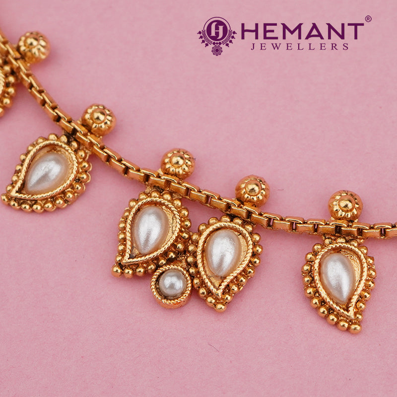 Teardrop Stone Designer Necklace Set 4550-53