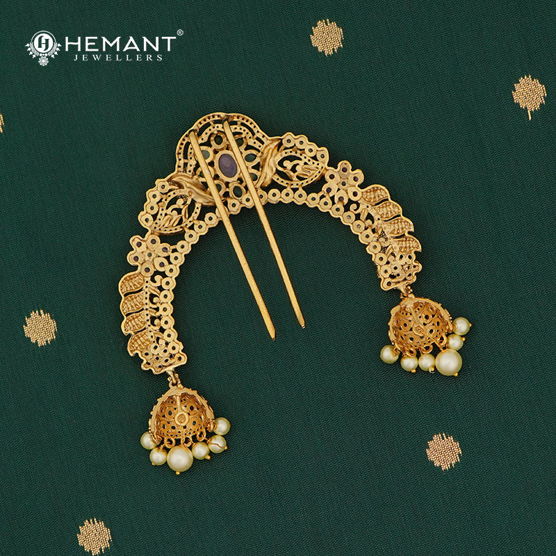 Antique Hair Brooch/Hair Pin/Ambada 4681