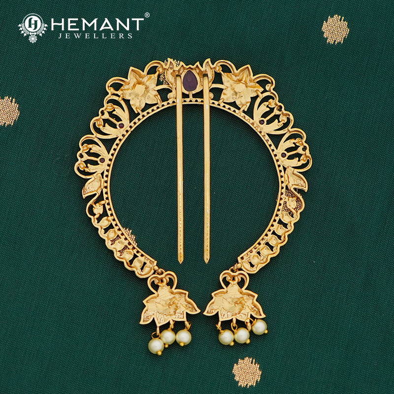 Antique Hair Brooch/Hair Pin/Ambada 4685