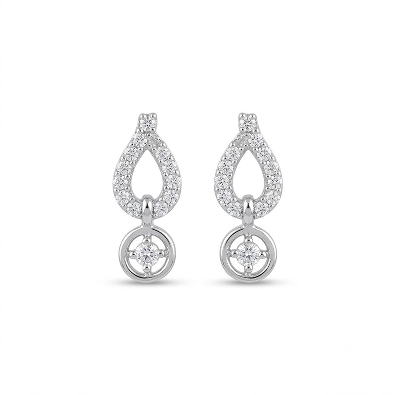 Sparkling American Diamond Earrings - 5246