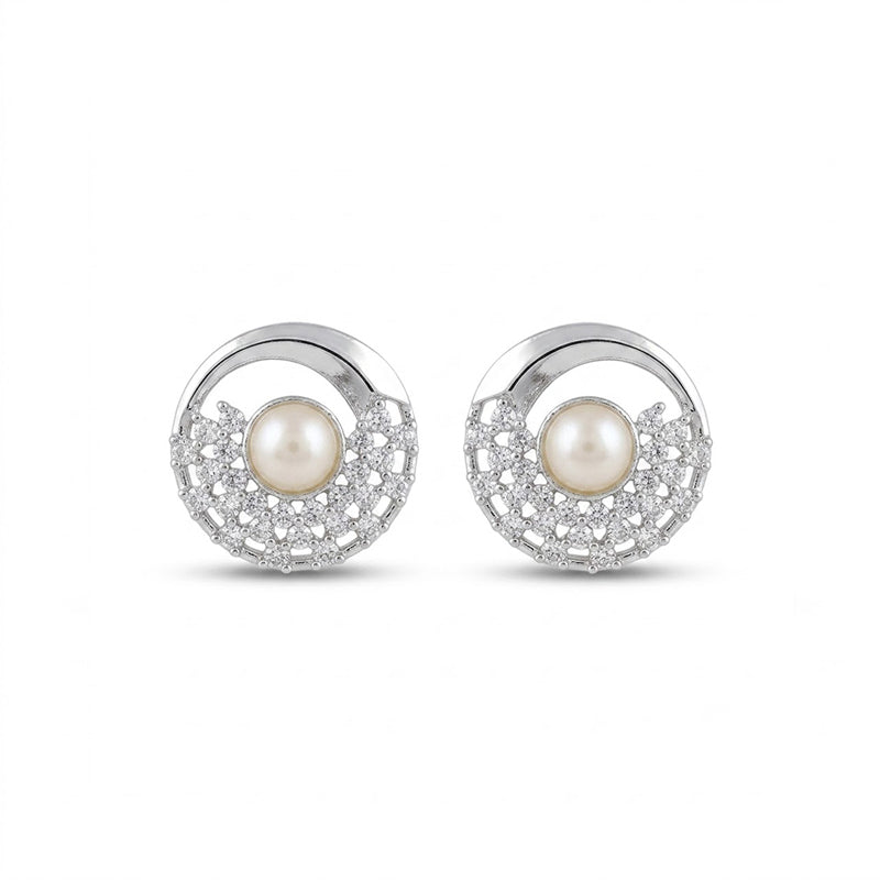 Sparkling American Diamond Earrings - 5330