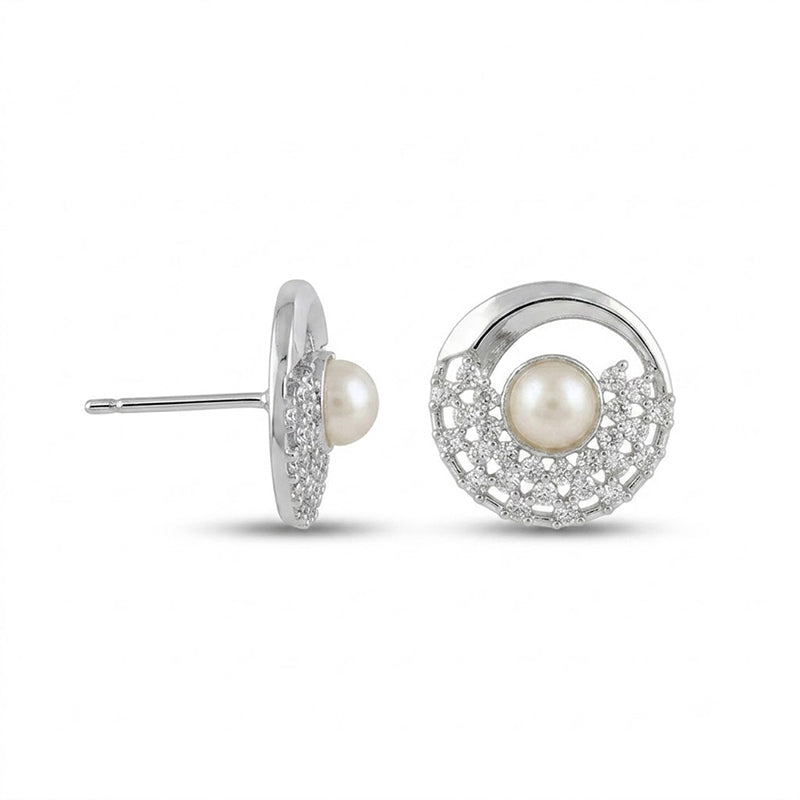 Sparkling American Diamond Earrings - 5330