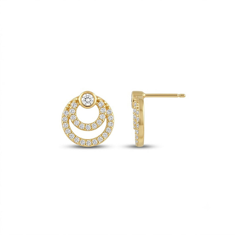 American Diamond Stud Earrings - 5661
