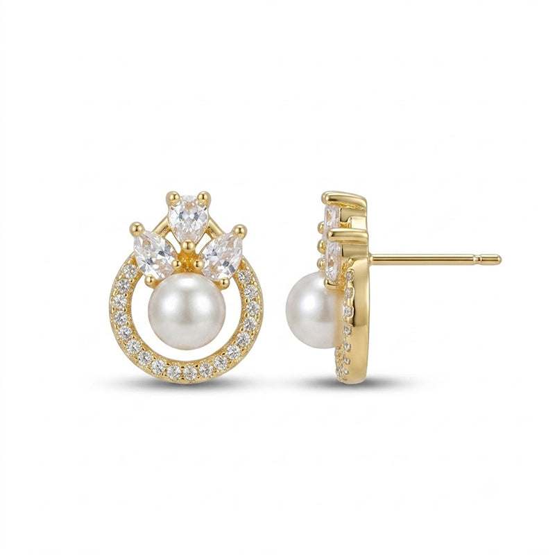 American Diamond Stud Earrings - 5662