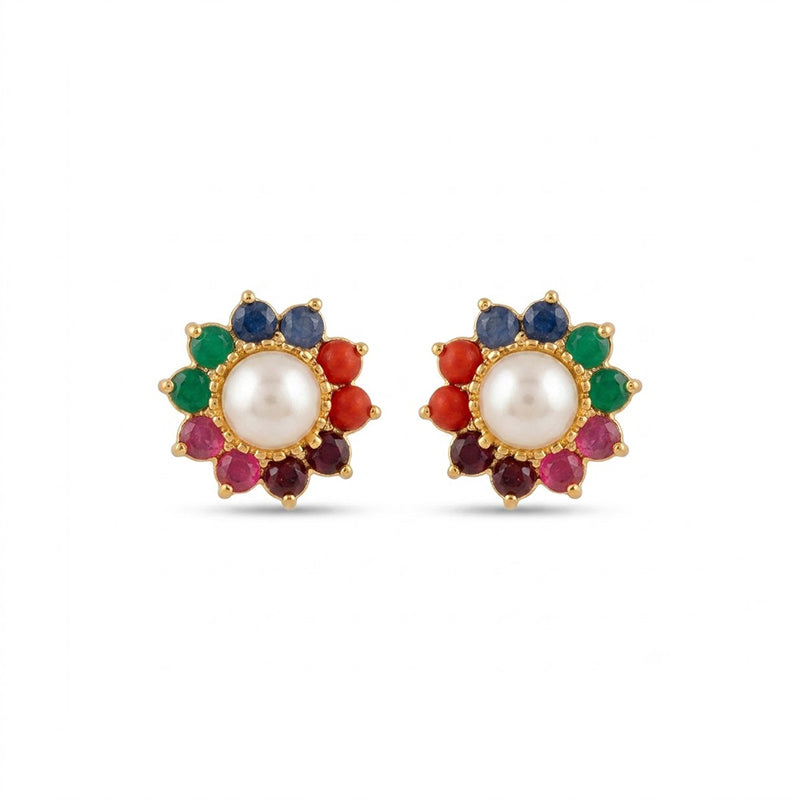 American Diamond Stud Earrings - 5676