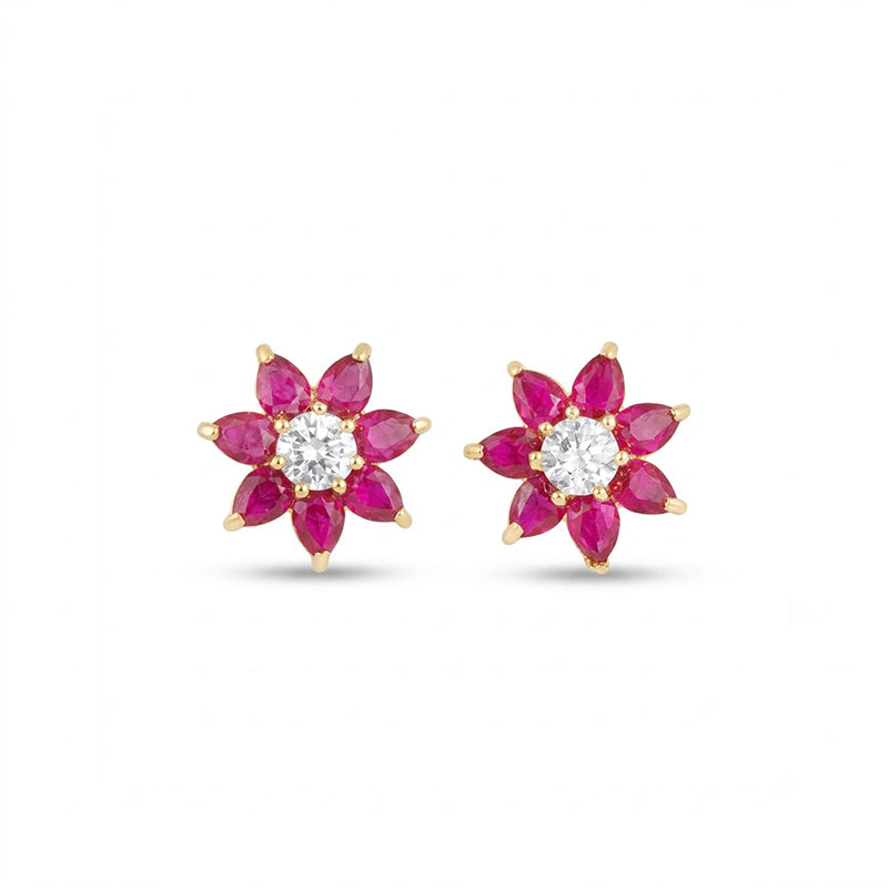 American Diamond Stud Earrings - 5678
