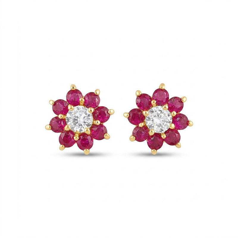 American Diamond Stud Earrings - 5689