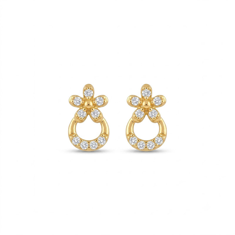 American Diamond Stud Earrings - 5697