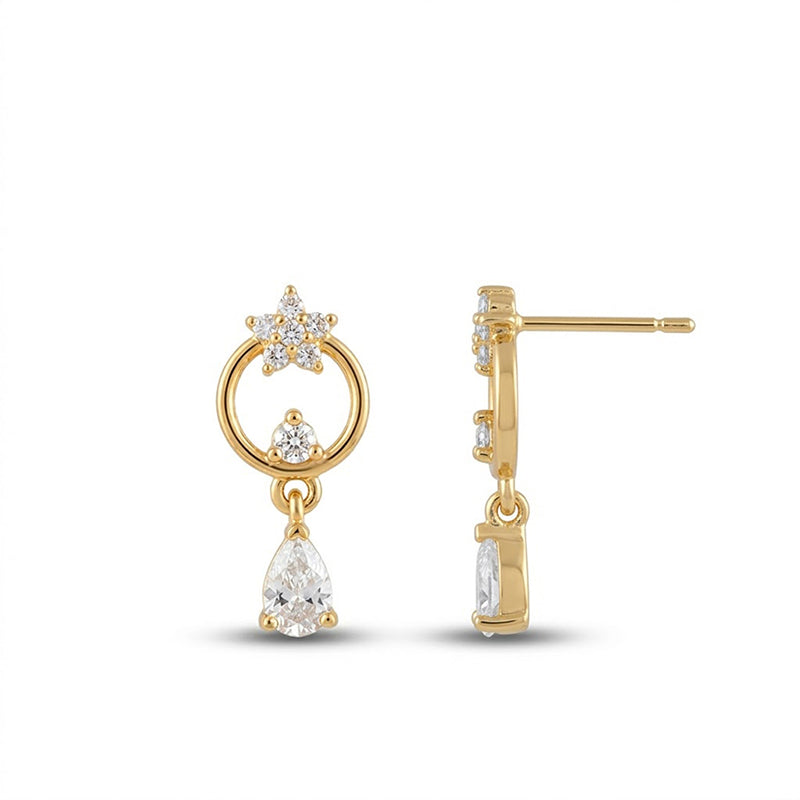 American Diamond Stud Earrings - 5701