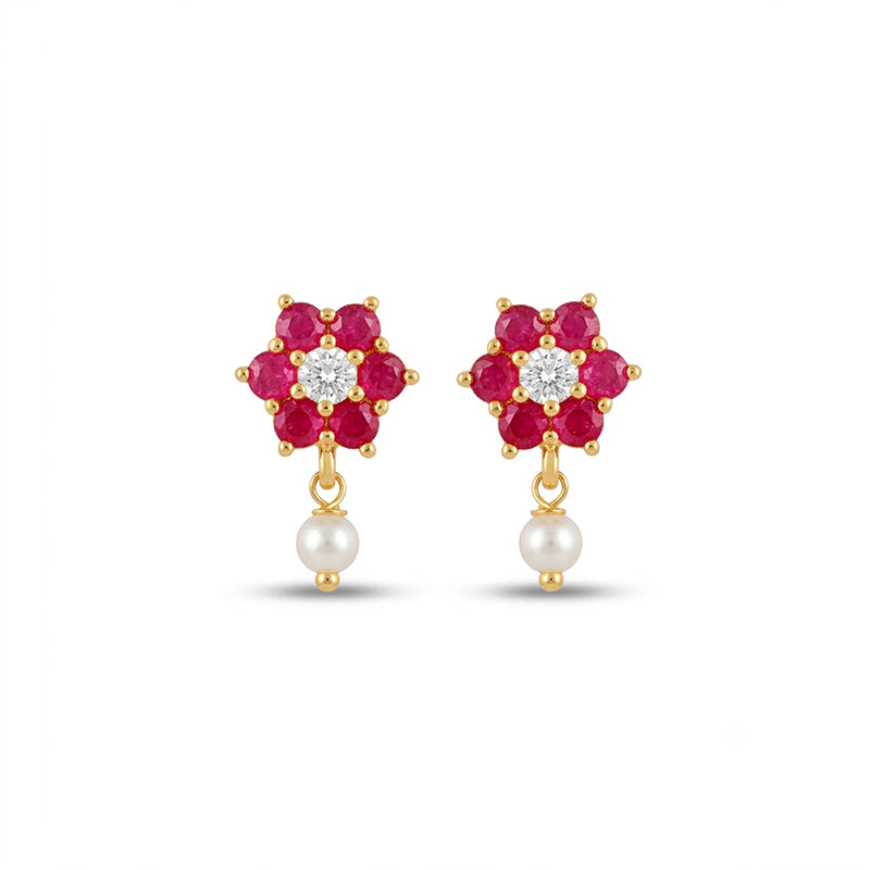 American Diamond Stud Earrings - 5702