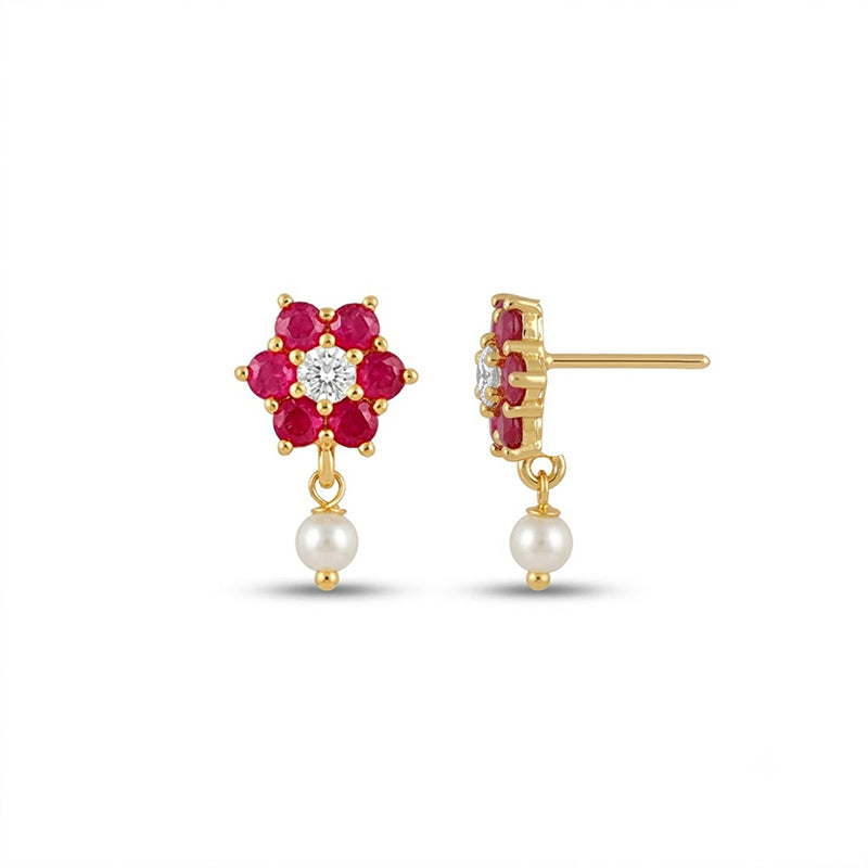 American Diamond Stud Earrings - 5702