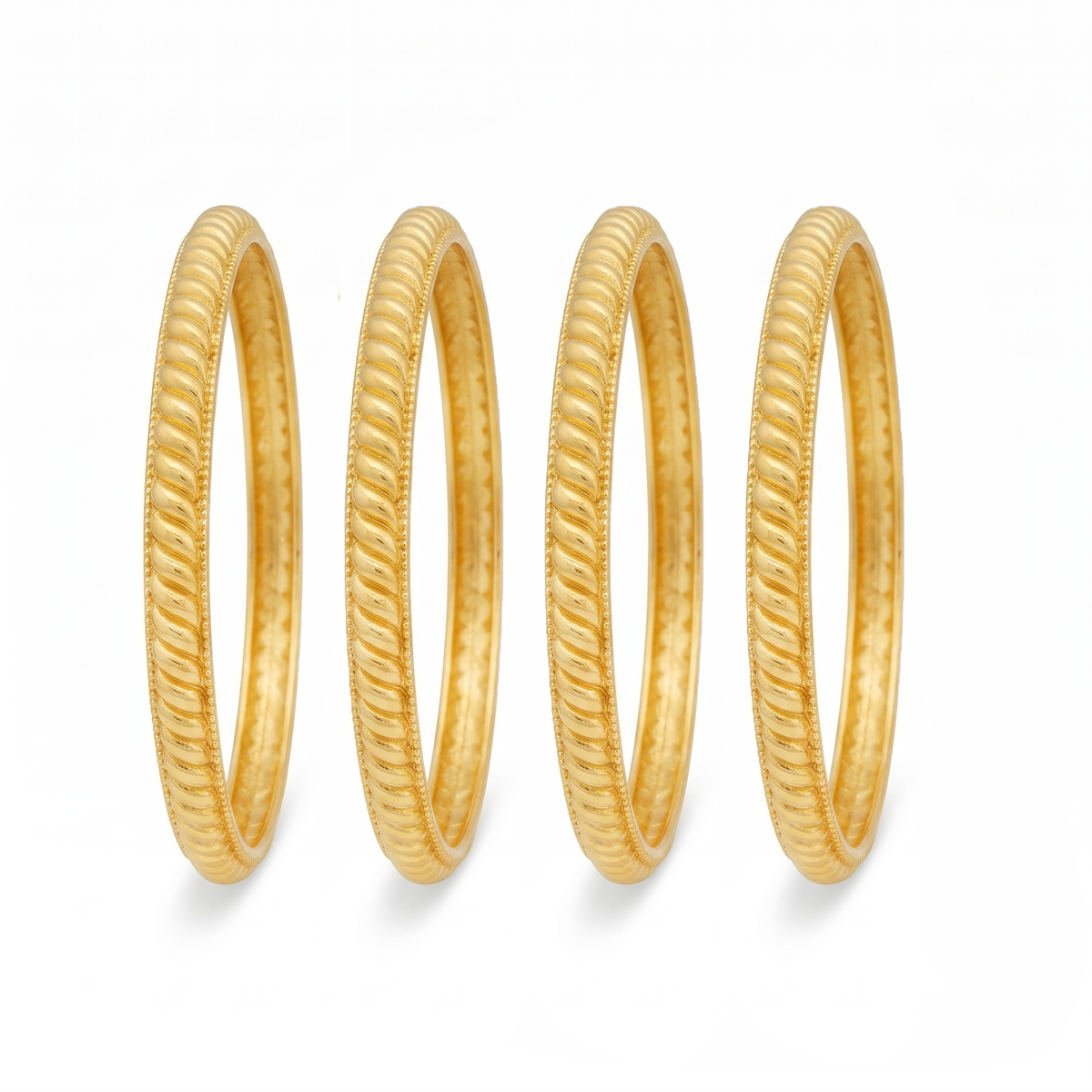 Traditional Maharashtrian Kolhapuri Micro Gold Plated Shinde Shahi Tode 6 pc. set (Bilwar Patli Set)