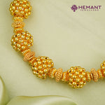 Traditional Maharashtrian Kolhapuri Ball Mala 2 No. (with earrings)