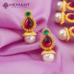 Traditional Maharashtrian Kolhapuri Javmala Panadi Moti (with earrings)