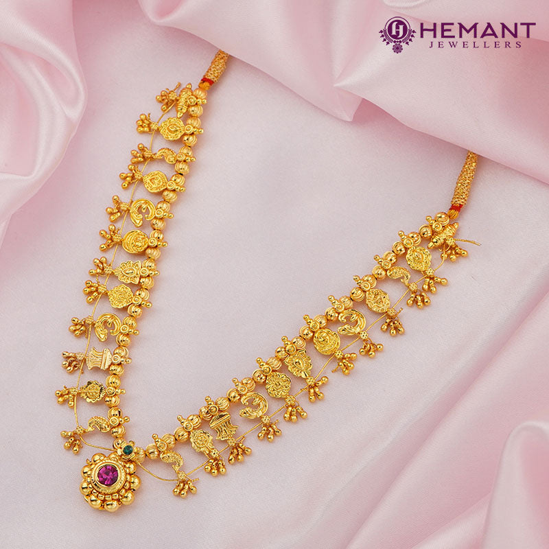 Traditional Maharashtrian Kolhapuri Saaj Vertical Plain 12 pan