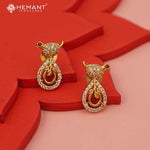 Antique Necklace Set with Earrings - 3924-46 