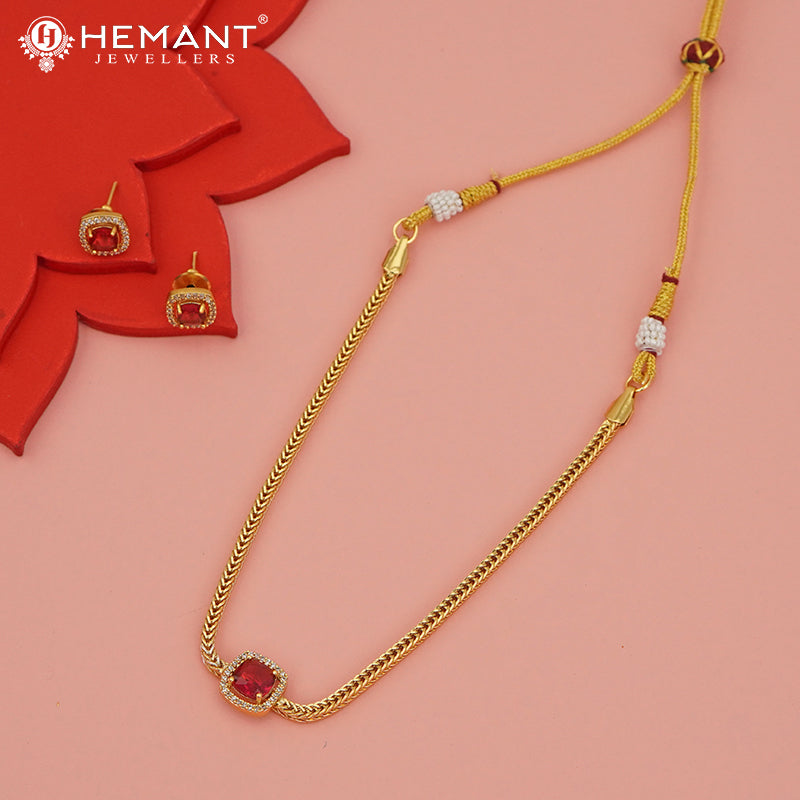 Antique Necklace Set with Earrings - 4031-34 