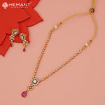 Antique Necklace Set with Earrings - 4546-49 