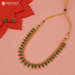 Antique Necklace Set with Earrings - 5421-25 