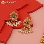 Antique Necklace Set with Earrings - 5428-30 