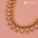 Antique Necklace Set with Earrings - 5437-440 