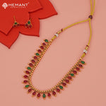 Antique Necklace Set with Earrings - 5437-440 