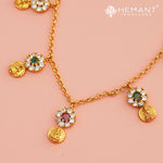 Antique Necklace Set with Earrings - 5453-54 