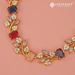 Antique Necklace Set with Earrings - 4704