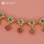Antique Necklace Set with Earrings - 4543
