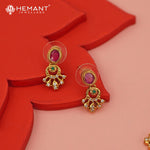 Antique Necklace Set with Earrings - 4081