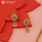 Antique Necklace Set with Earrings - 4029