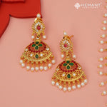 Bridal Combo Necklace Set with Earrings and Earrings - 5233