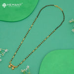 Classic Black Beaded Mangalsutra Necklace with Vati - 5319