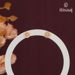 Elegant Floral CZ Stud Earrings for Women - 5571