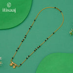 Elegant Short Mangalsutra with Vati Pendant - 4855