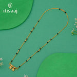 Elegant Short Mangalsutra with Vati Pendant - 4897