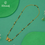 Elegant Short Mangalsutra with Vati Pendant - 4888