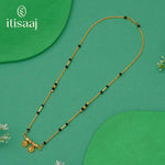 Elegant Short Mangalsutra with Vati Pendant - 4890
